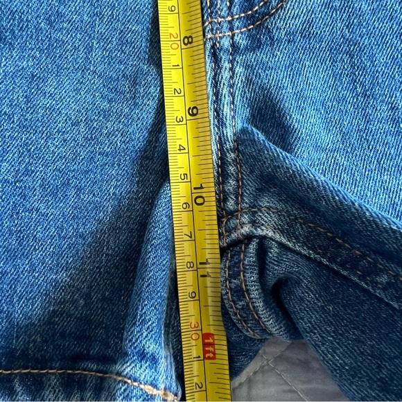 NWT Old Navy Women's Blue Denim Shorts OG High Rise Shorts Size 8 - Picture 4 of 7